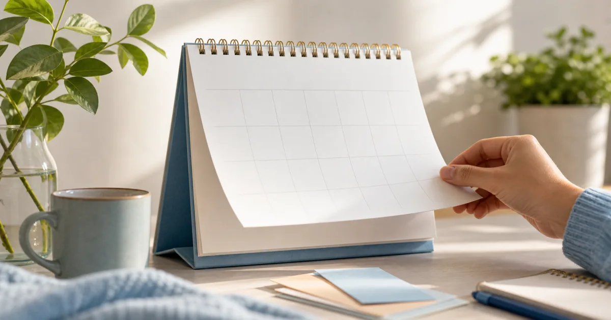 A contextual editorial image for new month quotes: 64 fresh-start lines for hope, goals, and reflection.