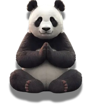 Grateful Panda companion in newborn stage