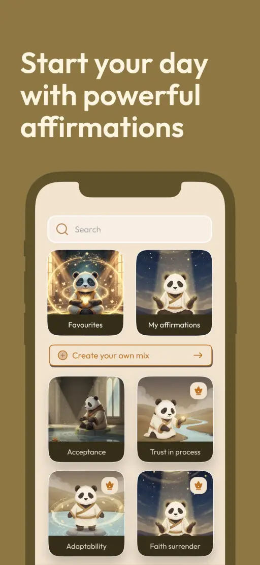 Daily affirmations list with I Am ritual completed Daily affirmations list with I Am ritual completed